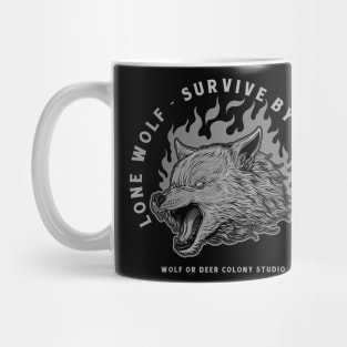 Lone wolf Mug